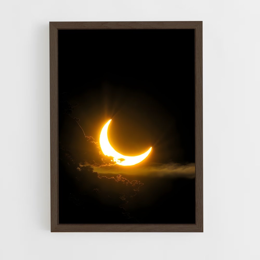 Poster Lune et Soleil – affiche Système solaire (vue 5)